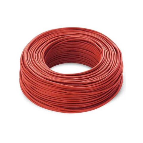 CAVO SOLARE PER FOTOVOLTAICO 4MM ROSSO H1Z2Z2-K AL METRO (1 METRO)