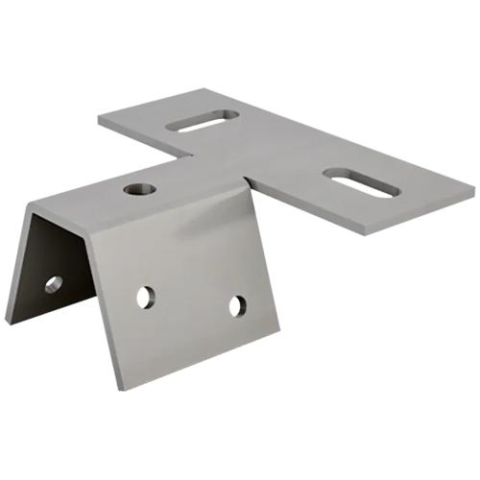 CONTACT STAFFA INOX PER LAMIERA GRECATA PROFILO BIDIREZIONALE