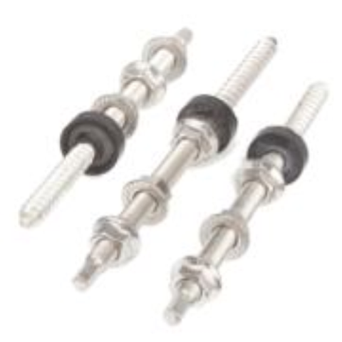 VITE DOPPIO FILETTO ASSEMBLATA CON DADI FLANGIATI E EPDM 7-M10X300-A2