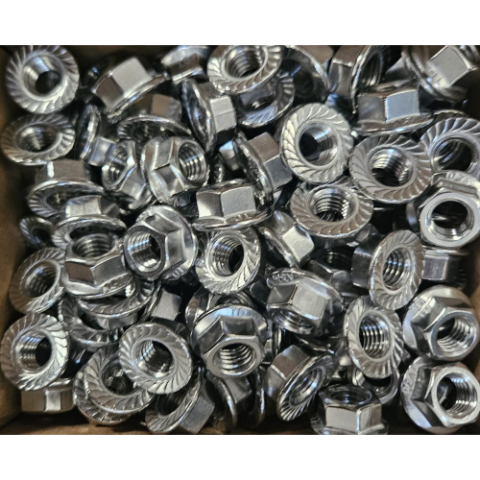 DADO FLANGIATO M10 UNI DIN6923-M10-A2